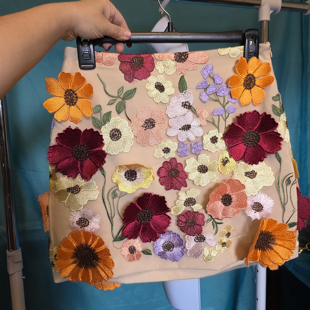 Endless Rose Floral Mini Skirt